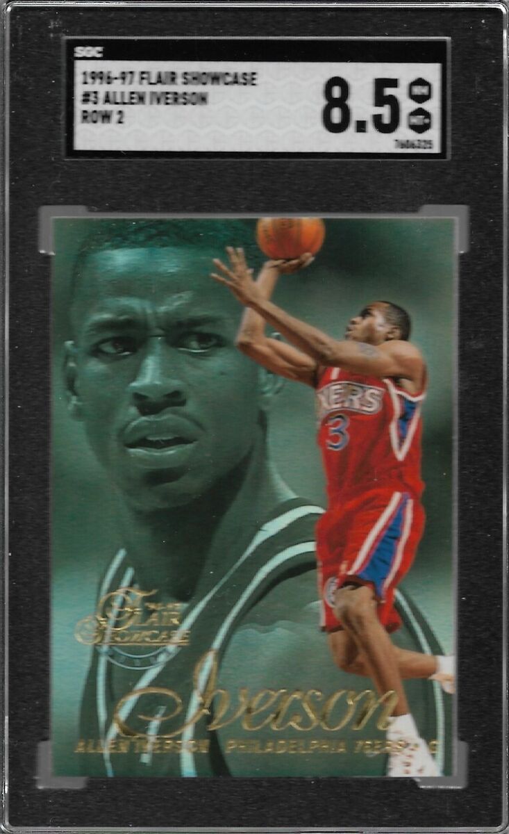Allen Iverson Flair rookie card