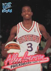 1996 Ultra Allen Iverson number 82