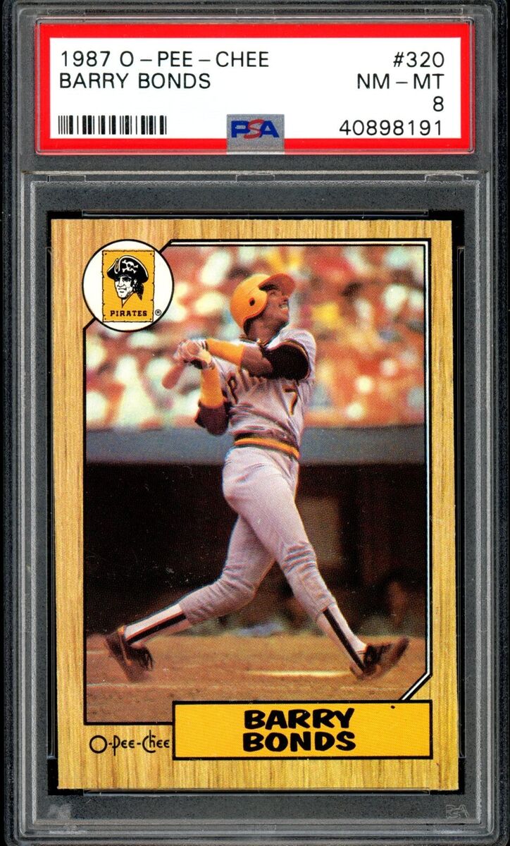 Barry Bonds O-Pee-Chee rookie card