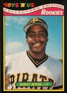 1987 Toys 'R' Us Rookies Barry Bonds #4