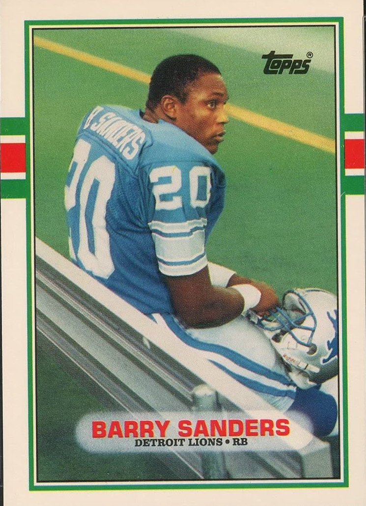 1989 Topps Traded Barry Sanders #83T