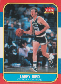 1986 Fleer Larry Bird #9