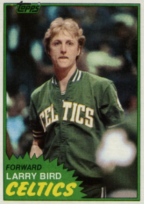 1981 Topps Larry Bird #4
