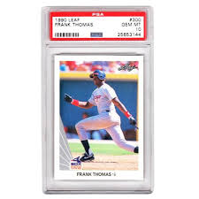 Frank Thomas Leaf rookie card