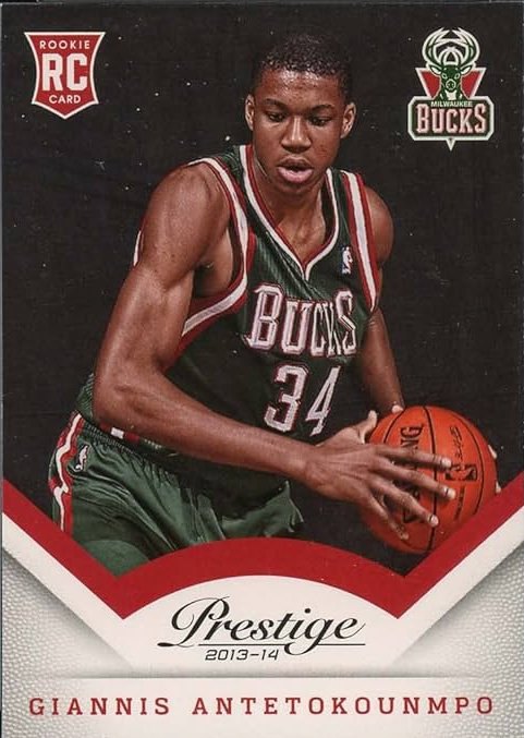 2013 Panini Prestige Giannis Antetokounmpo number 223