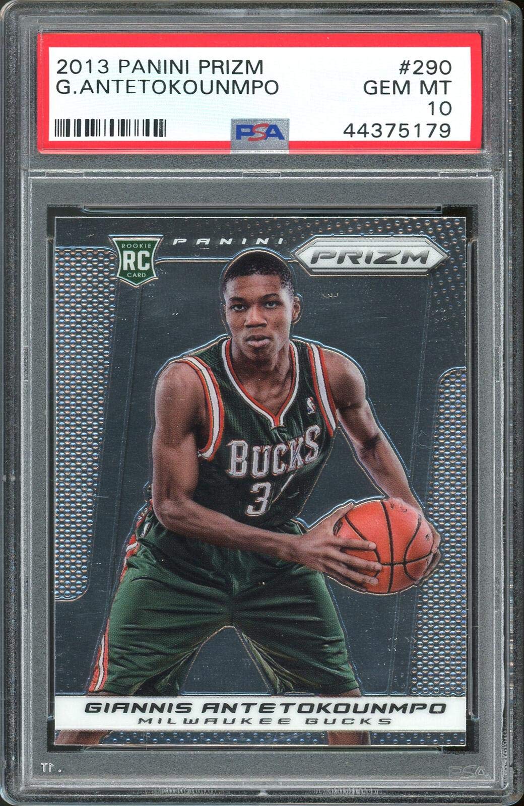 Giannis Antetokounmpo Prizm rookie card