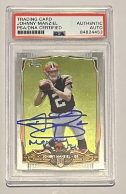 2014 Topps Chrome Johnny Manziel