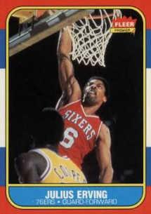 1986 Fleer Julius Erving #31