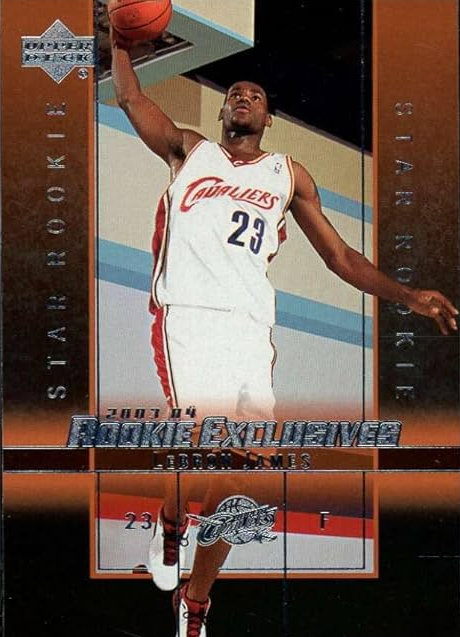 2003 Upper Deck Rookie Exclusive LeBron James #1