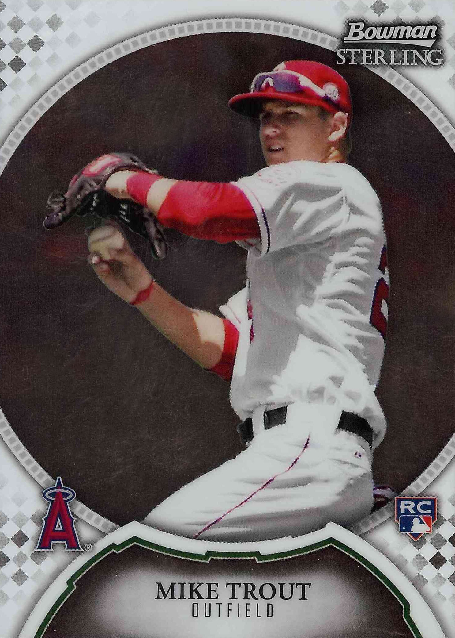 2011 Bowman Sterling Mike Trout #22