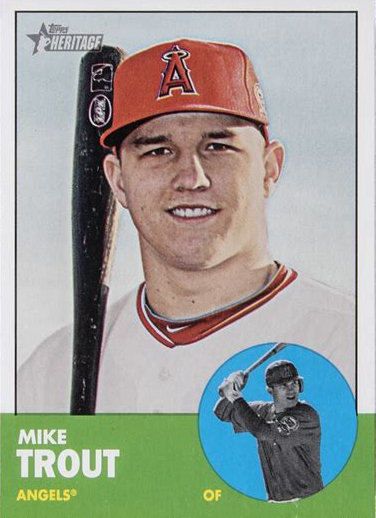 2012 Topps Heritage Mike Trout #207