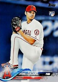 Shohei Ohtani Topps pitching rookie card