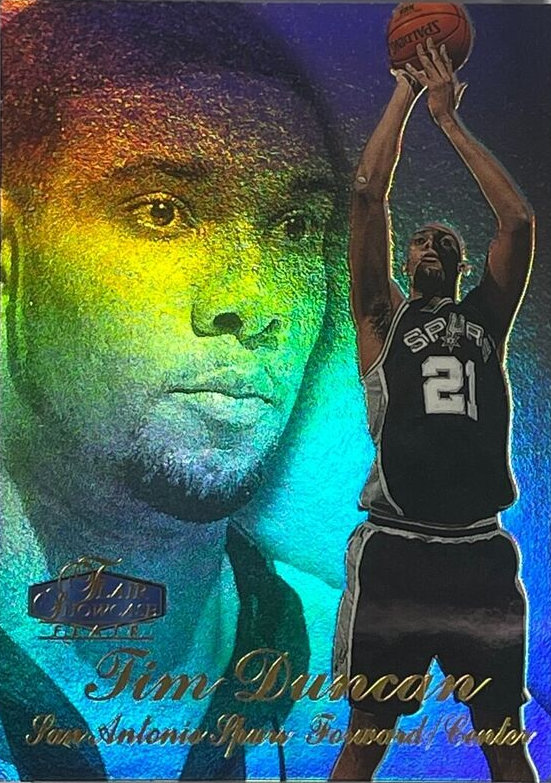1997 Flair Showcase Tim Duncan #5