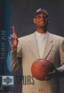 1997 Upper Deck Tim Duncan number 114