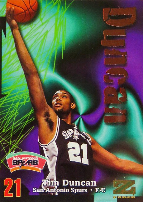 1997 Z-Force Tim Duncan #111