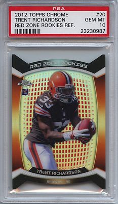 2012 Topps Chrome Trent Richardson