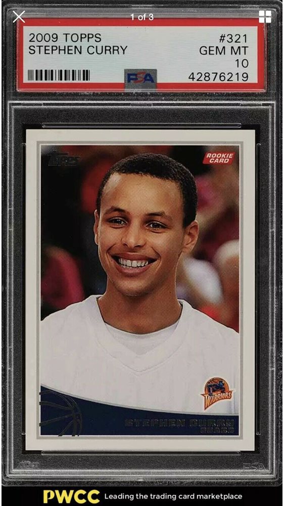 2009 Topps Stephen Curry rookie card