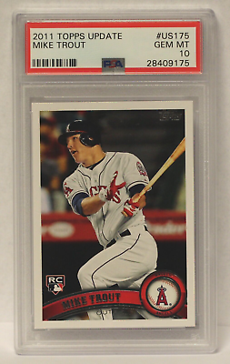 Mike Trout Topps Update rookie card