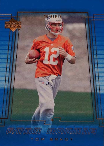 Tom Brady Upper Deck rookie card