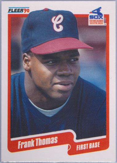 1990 Fleer Frank Thomas #548