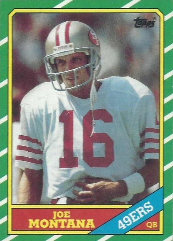 1986 Topps Joe Montana #156