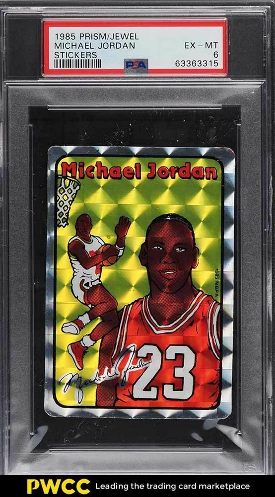 1985 Prism Jewel Michael Jordan #5