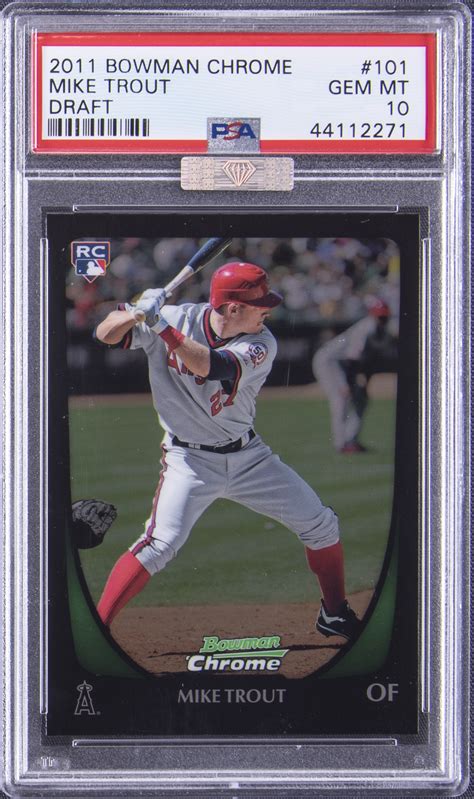 2011 Bowman Draft Mike Trout #101