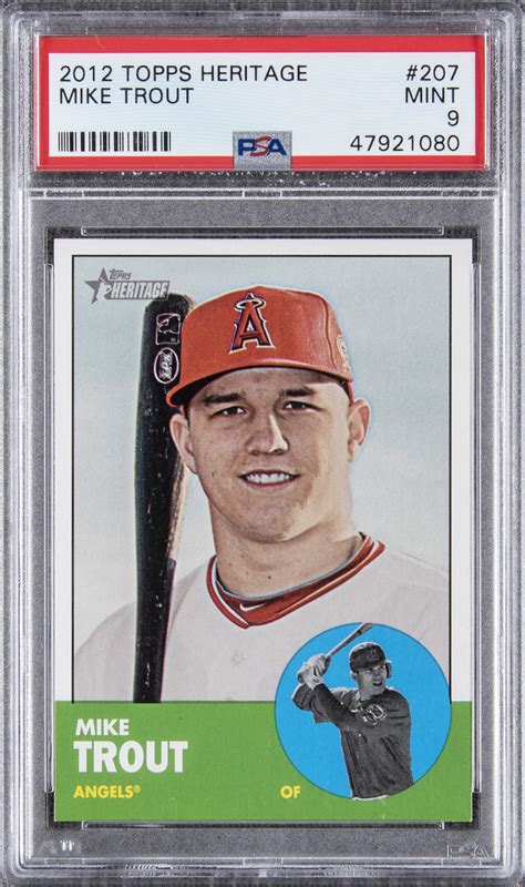 2012 Topps Heritage Mike Trout