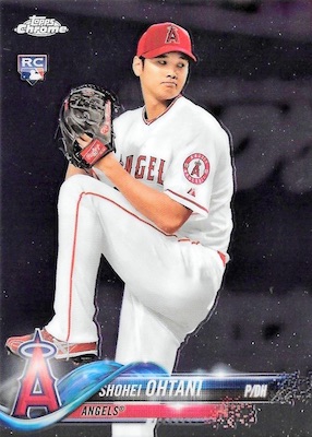Shohei Ohtani Topps Chrome rookie card