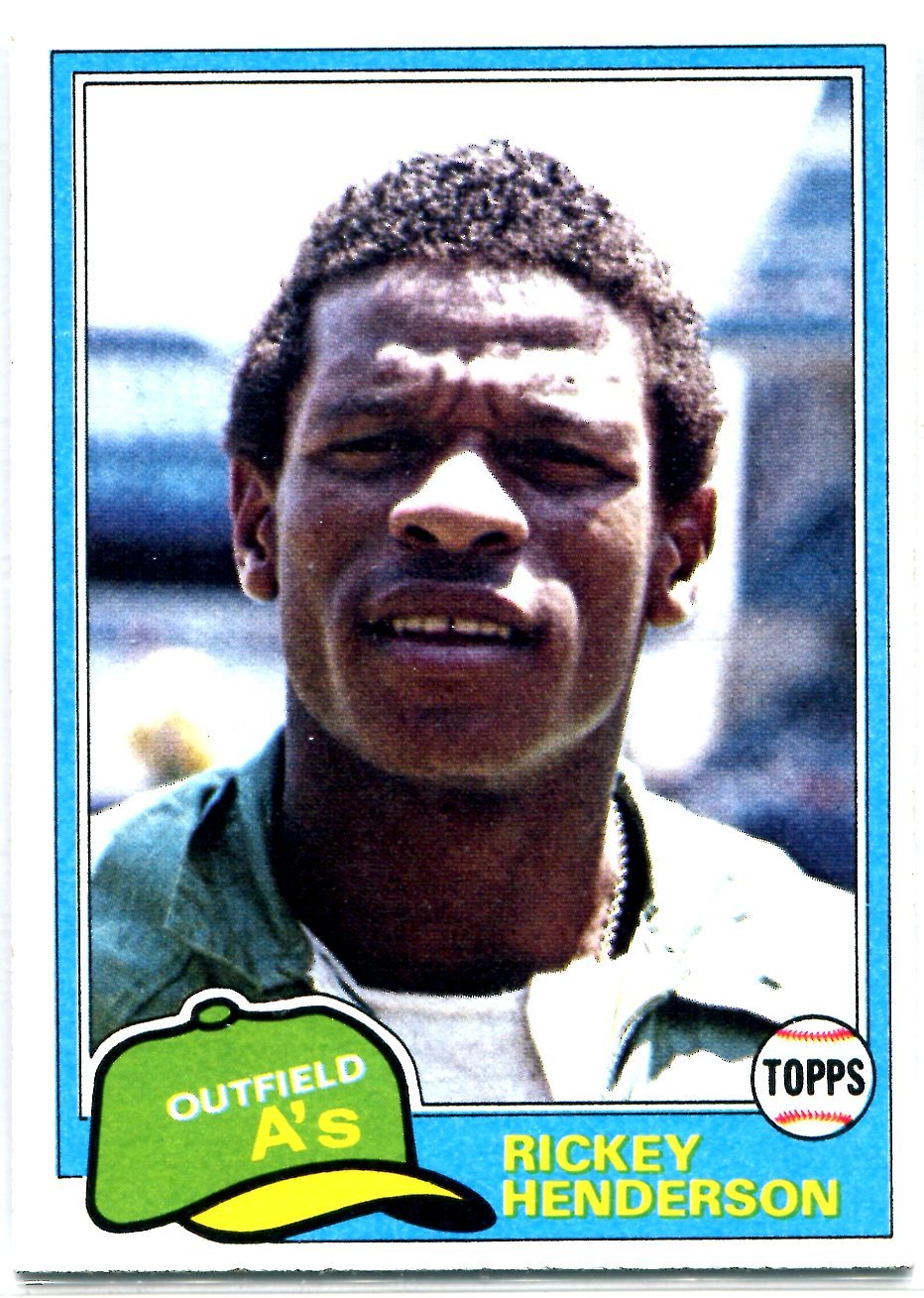 1981 Topps Rickey Henderson #261