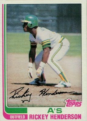 1982 Topps Rickey Henderson #610