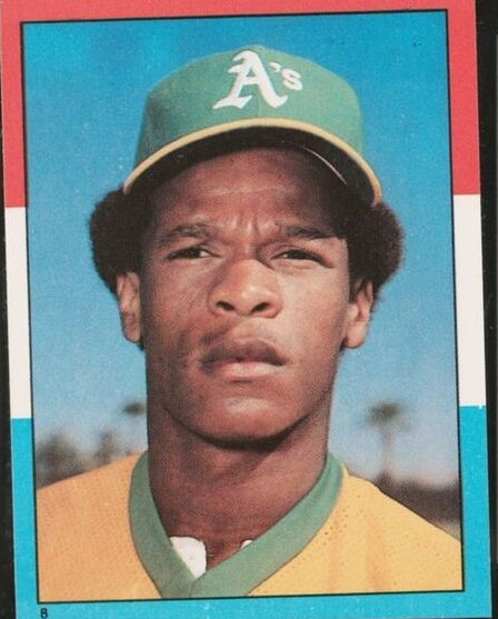 1982 Topps Sticker Rickey Henderson #232