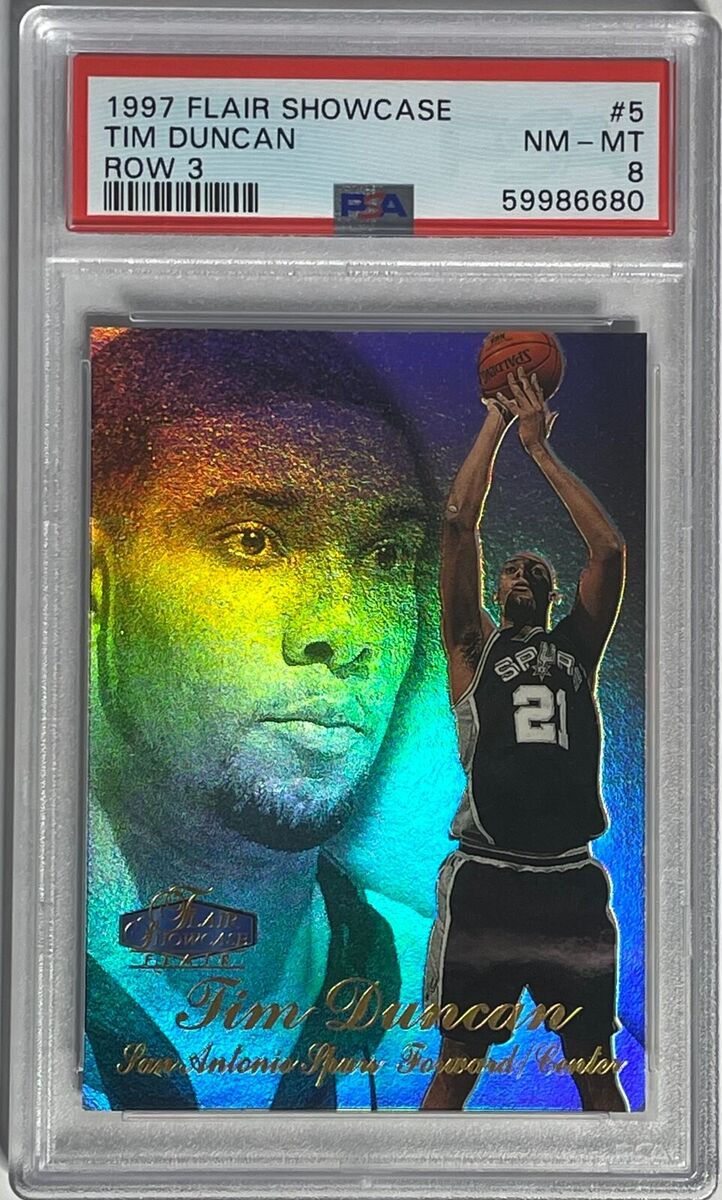 1997 Flair Showcase Tim Duncan #1
