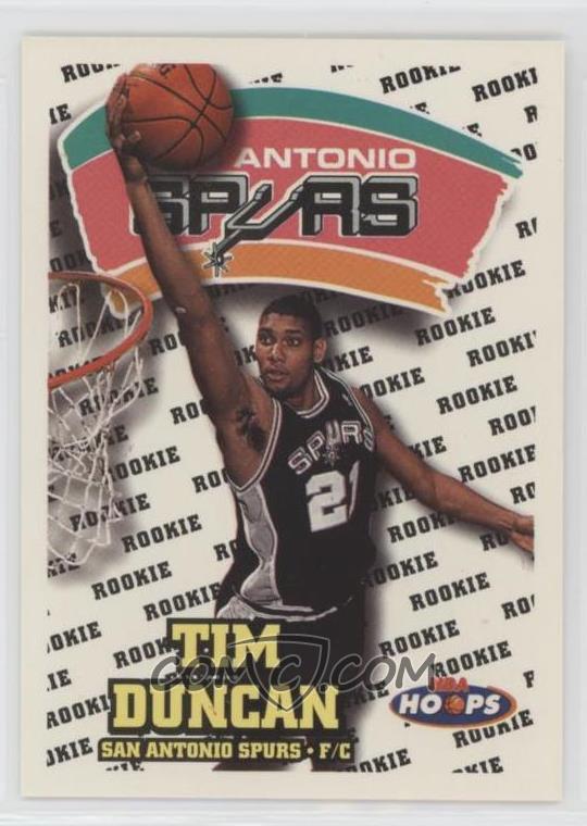 1997 Hoops Tim Duncan #166
