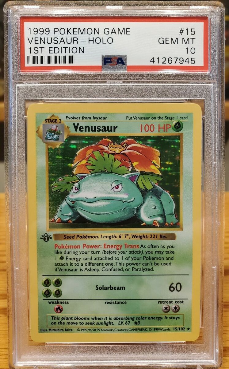 1999 Base Set Venusaur (Holo)